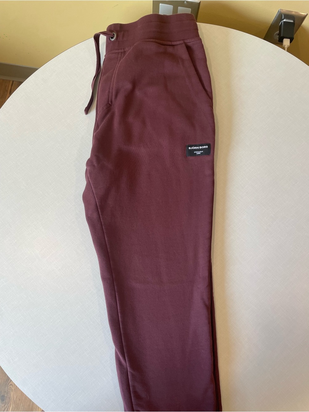 Bjorn Borg Men's Wine-Colored Joggers